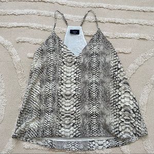VICI Snake print racer back tank
